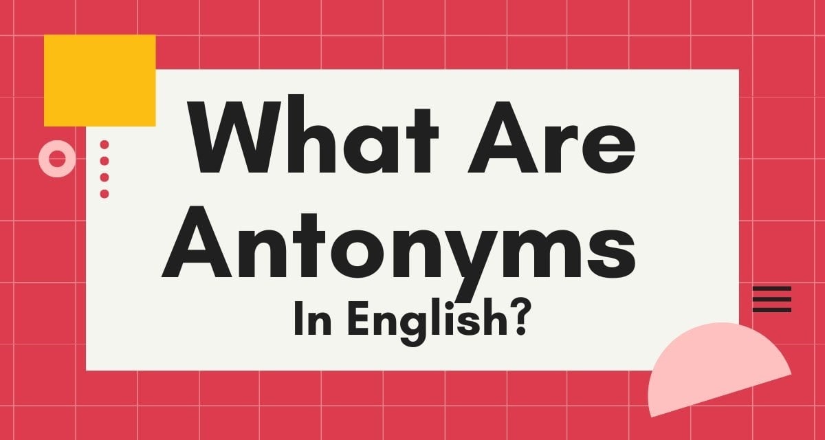 English Antonyms
